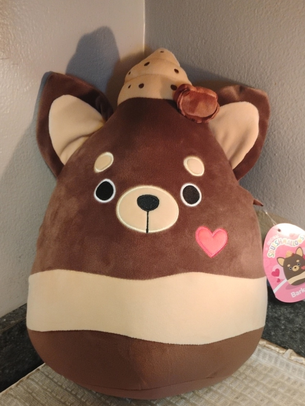 💖 First to Market! 12" Valentine's Day Barkevina Squishmallow 🐶💕